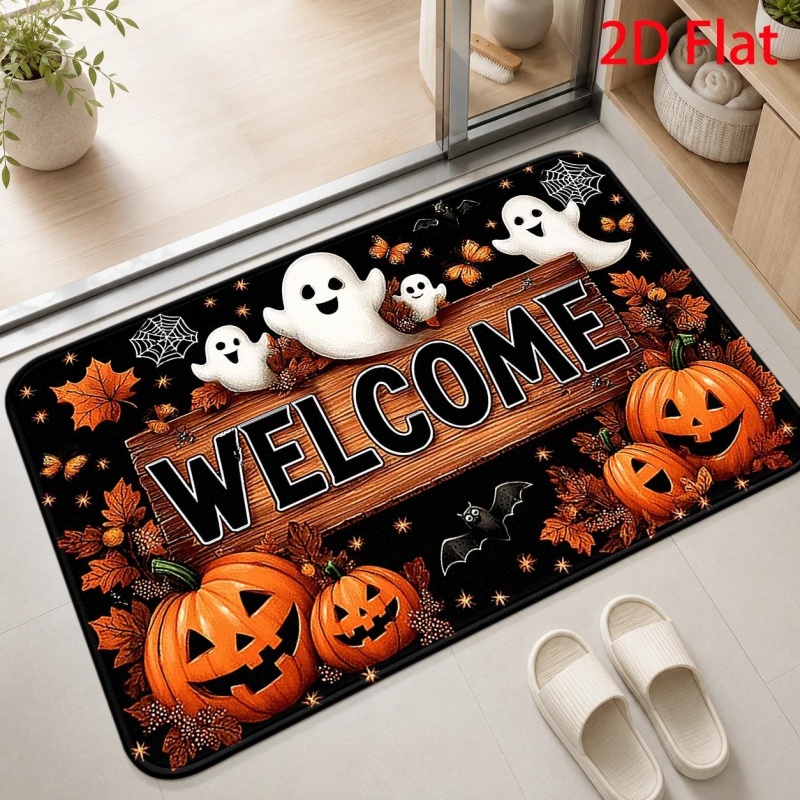 Aquarium Zombie - Keset Pintu Masuk Halloween dengan Motif