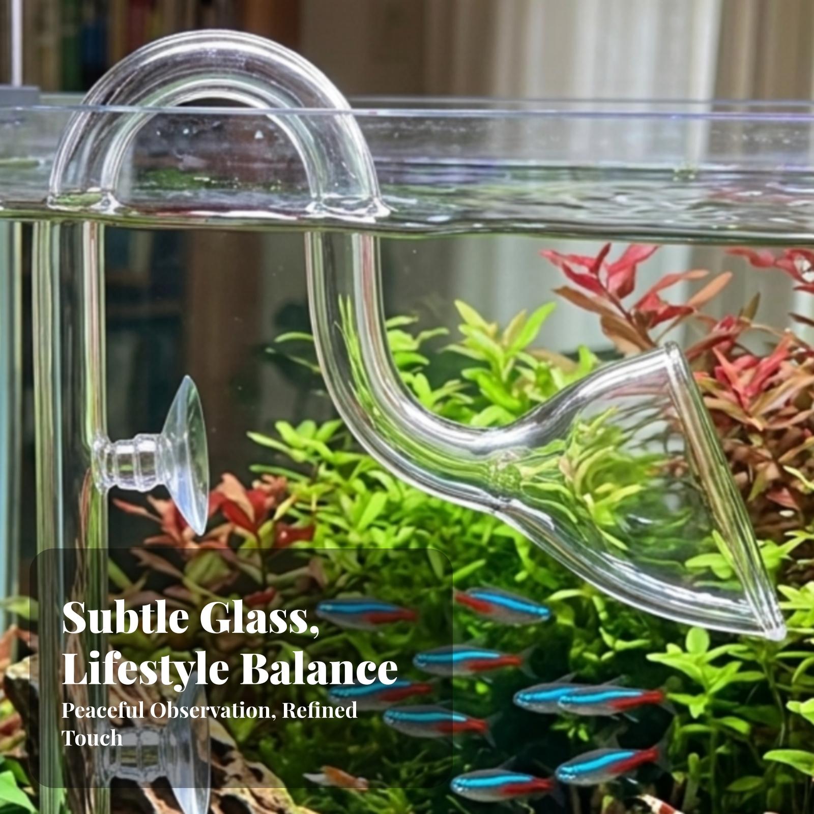 Aquarium Planted Tank Filter - Set Pipa Lily Transparan untuk Filter