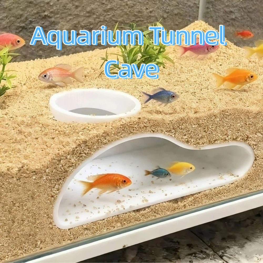 Aquarium Planted Seeds - Terowongan Akuarium 3D Printing, Gua Tempat