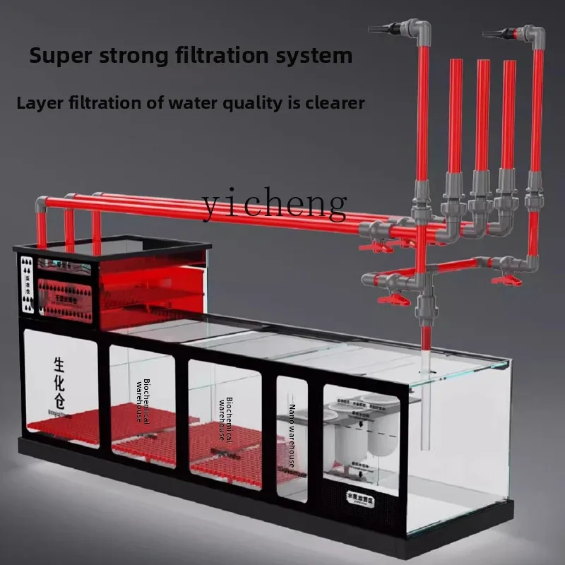 Aquarium Planted Tank Filter - Akuarium kaca ultra-putih L14, tangki tanaman