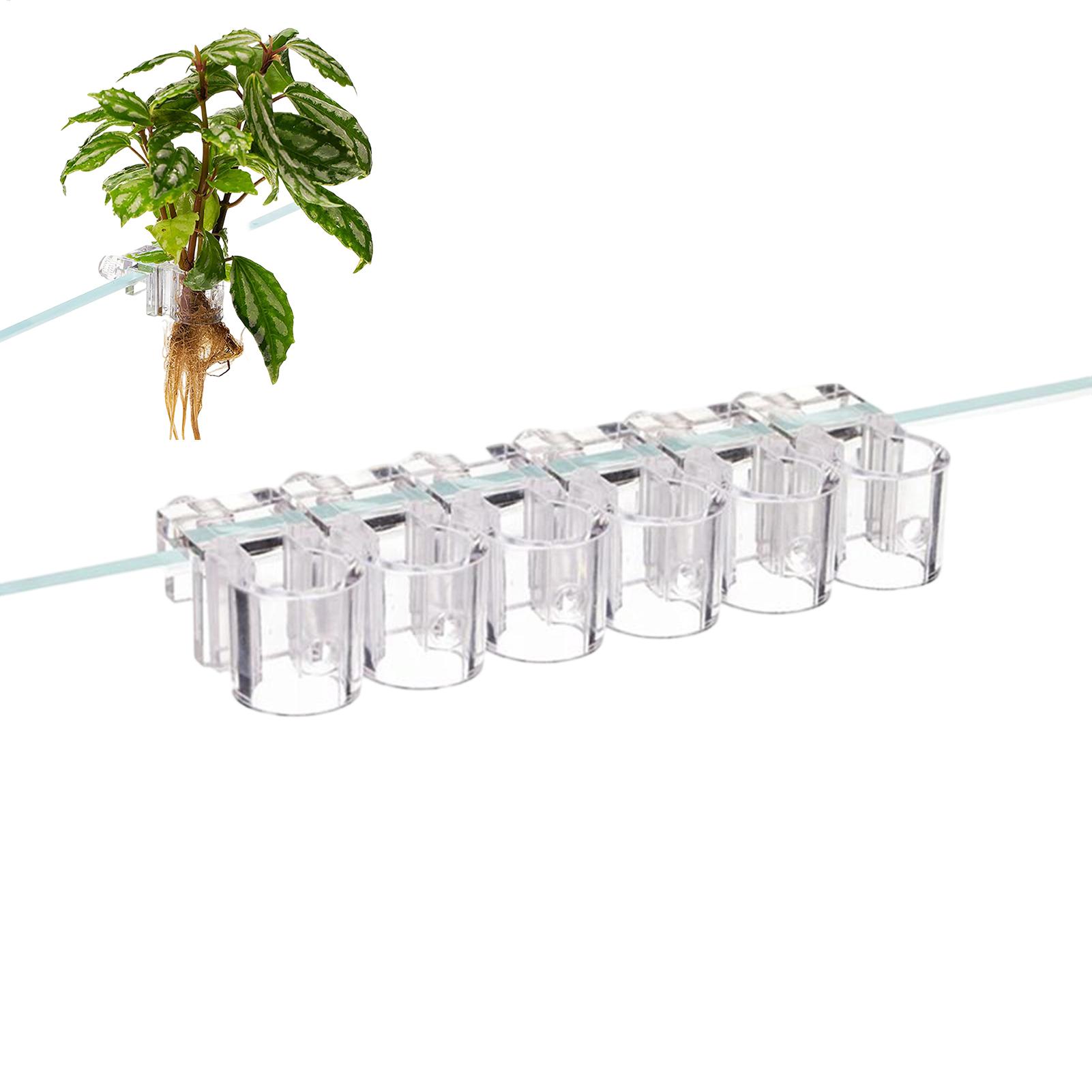 Planted Aquarium Mini - Pot Tanaman Mini untuk Akuarium 6Pcs,