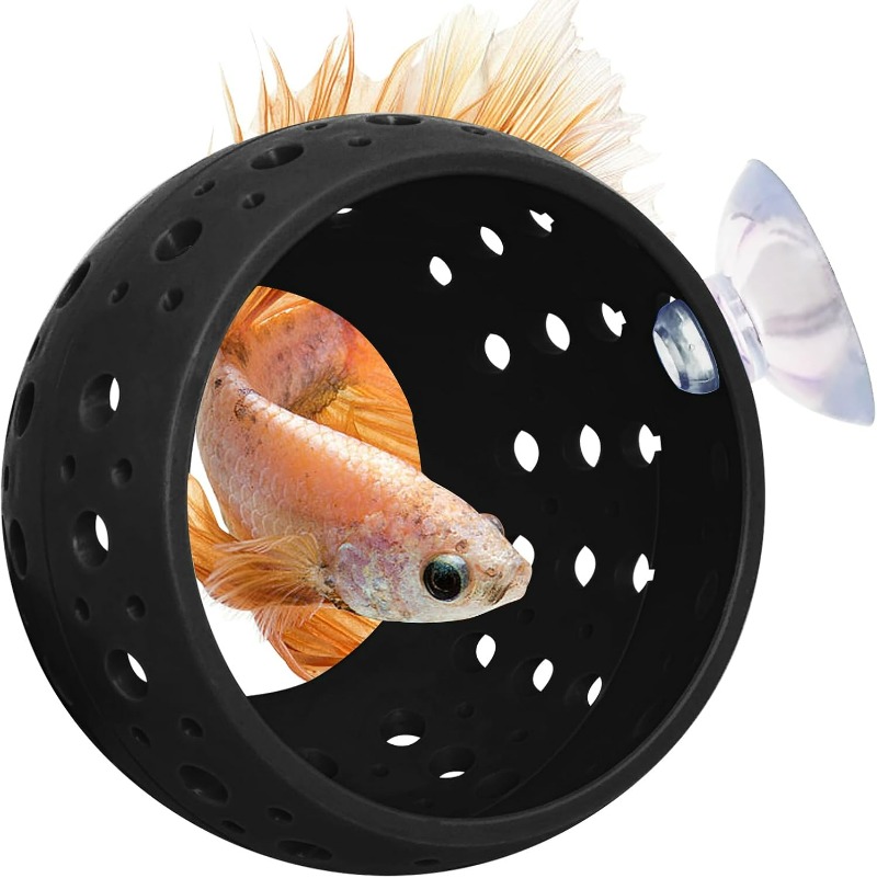 Aquarium Plant Rings - Terowongan Persembunyian Ikan Betta dengan Suction