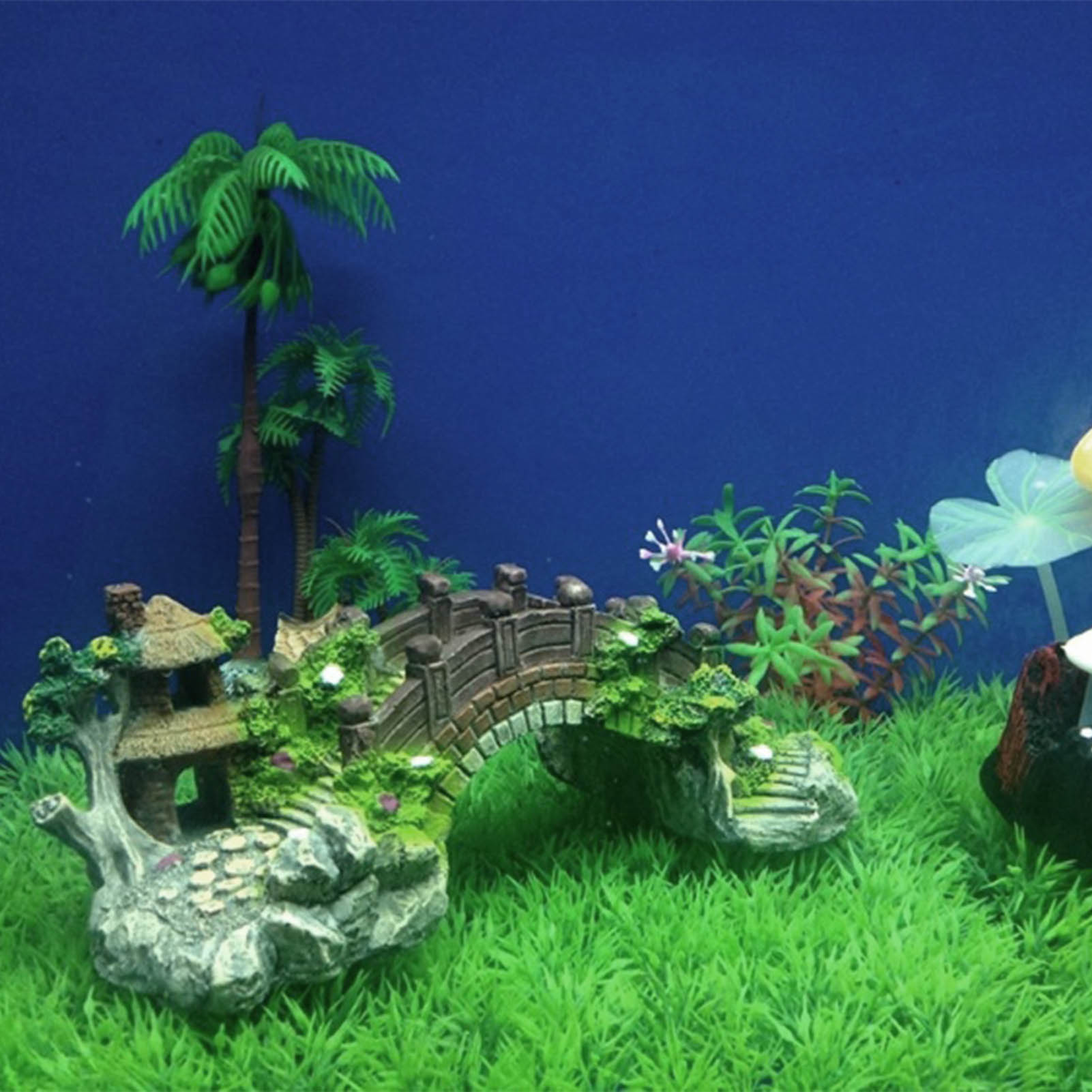 Tangki ikan, Resin buatan deko - Aquarium Planted Seeds ulasan dan harga
