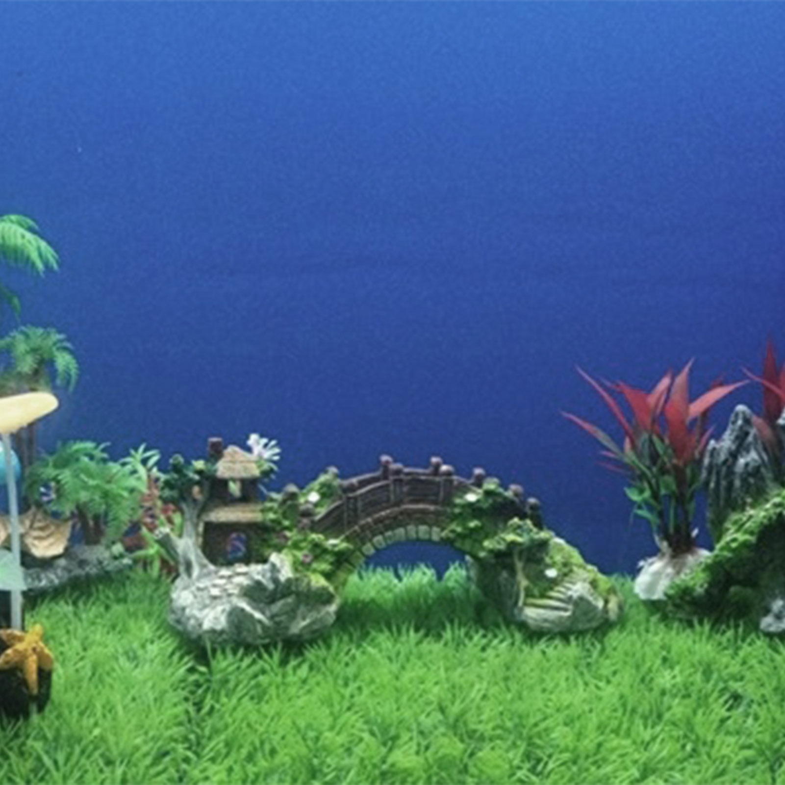 Tangki ikan, Resin buatan deko - Aquarium Planted Seeds ulasan dan harga