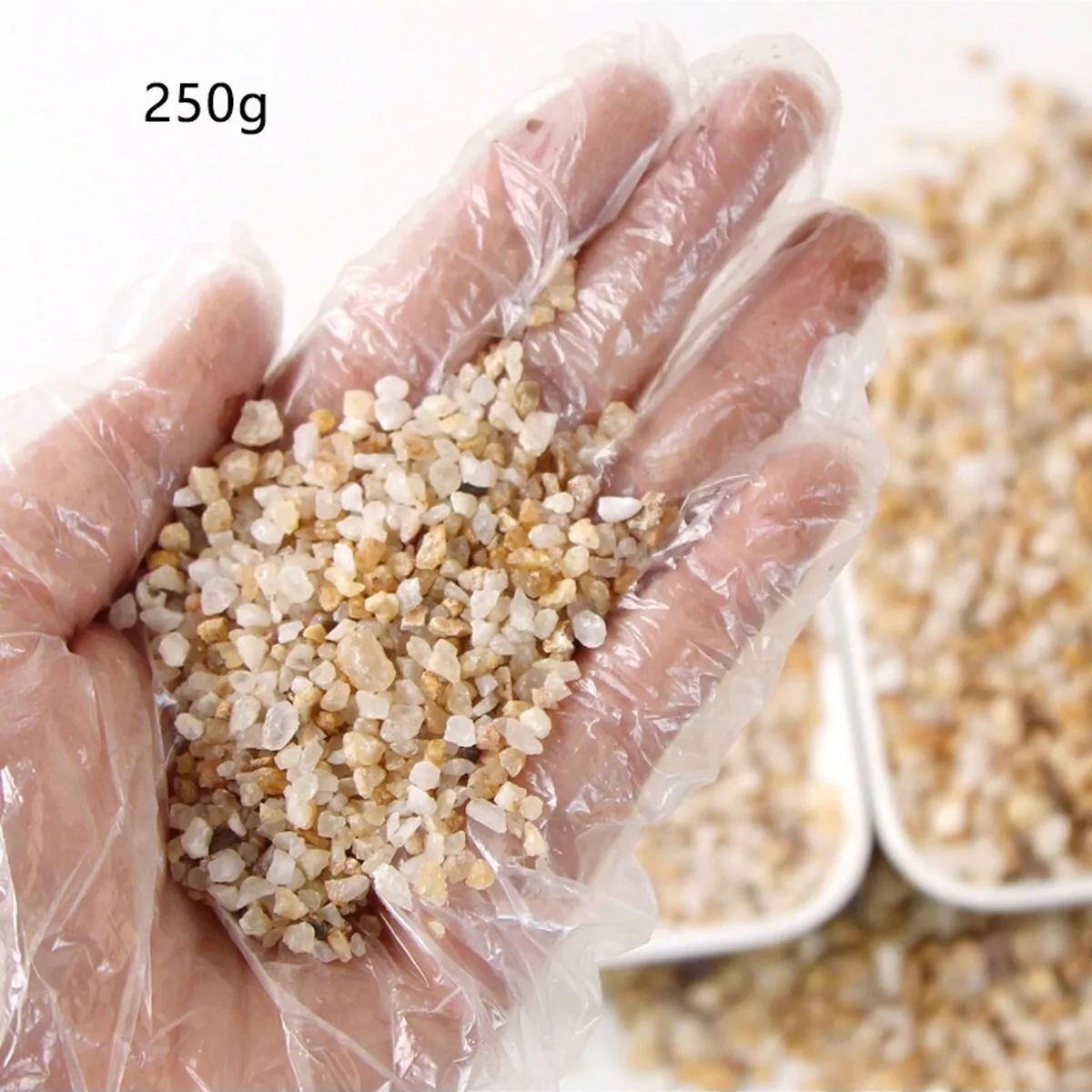1 buah-250g batu kerikil krist - Aquarium Planted Sand ulasan dan harga