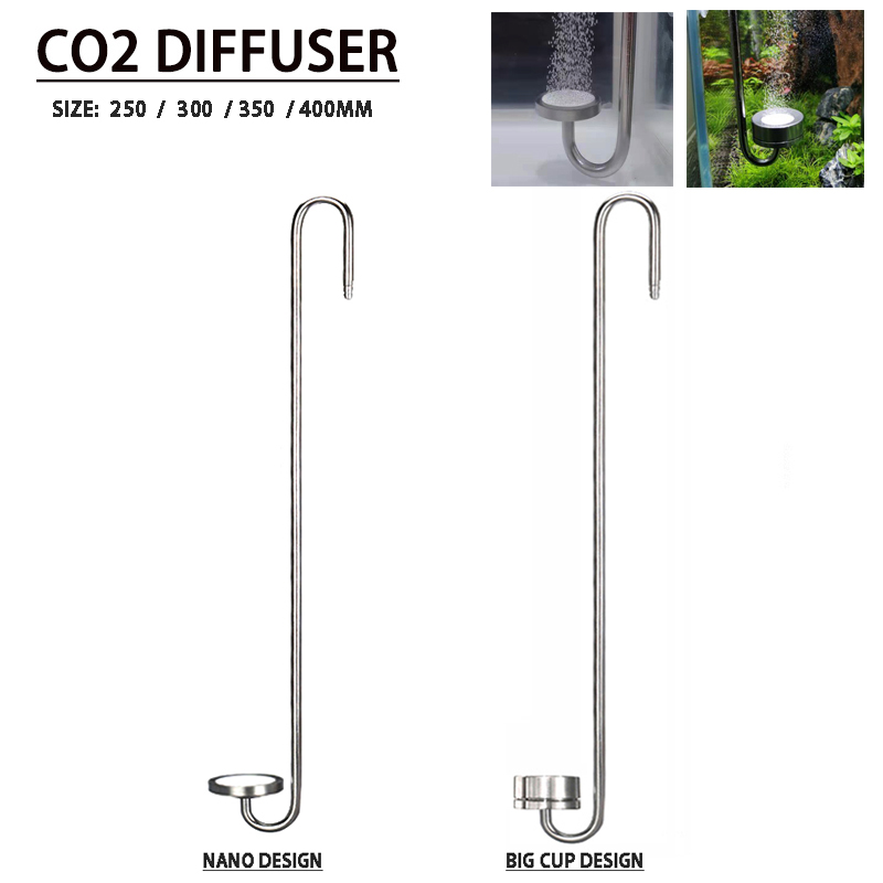 ZRDR Aquarium CO2 Diffuser, ba - Planted Aquarium Materials ulasan dan harga