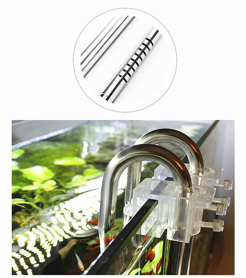 Pipa Lily Stainless Steel Alir - Planted Aquarium Ada ulasan dan harga