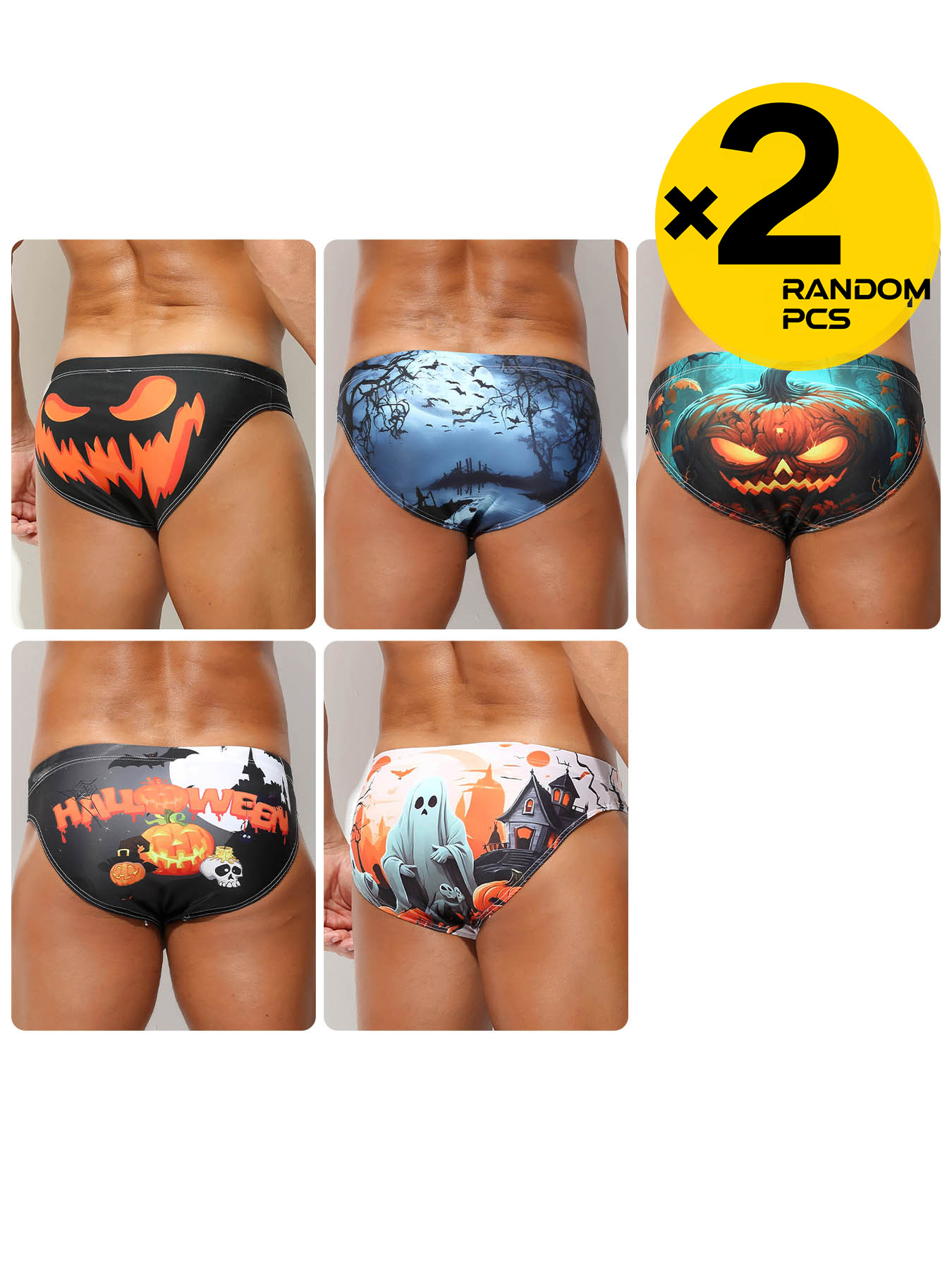 2Pcs Celana Renang Pria Motif  - Aquarium Zombie ulasan dan harga
