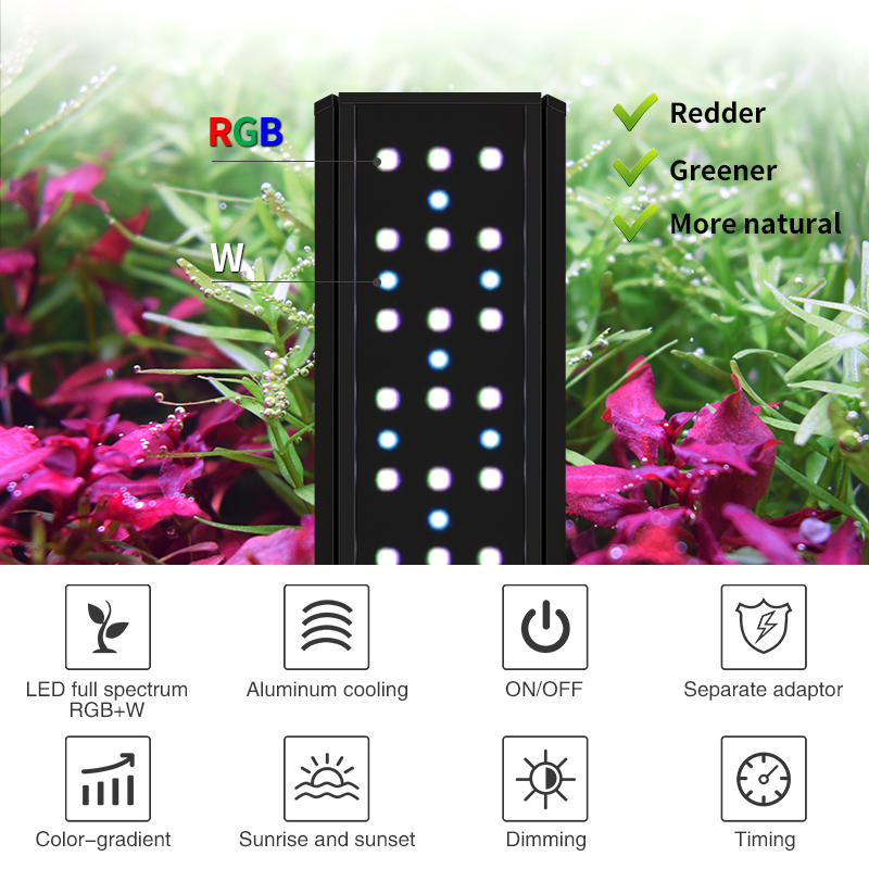 Lampu Akuarium LED ZXY WEEK AD - Planted Aquarium Ada ulasan dan harga