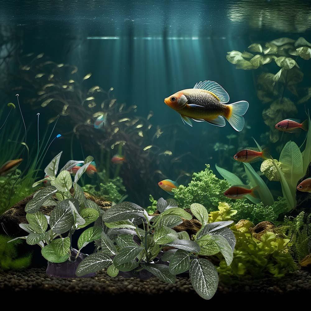 Tanaman Buatan Sutra Kreatif R - Planted Aquarium Jar ulasan dan harga