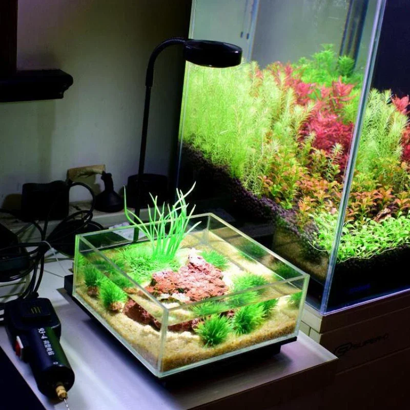 Lampu Akuarium Mini LED Dengan - Planted Aquarium Mini ulasan dan harga