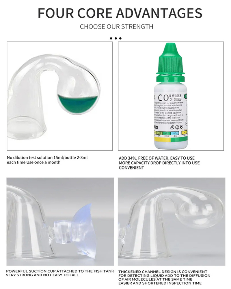 ZRDR Larutan Indikator CO2 Aku - Planted Aquarium Ada ulasan dan harga