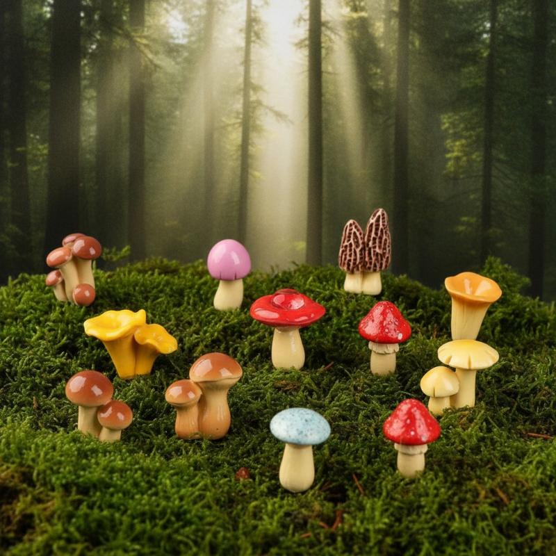 Ornamen Jamur Resin Mini Diluk - Planted Aquarium Mini ulasan dan harga